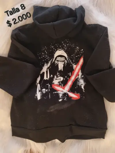 Chaqueta acolchada negra para niño talla 10 - miniatura 3