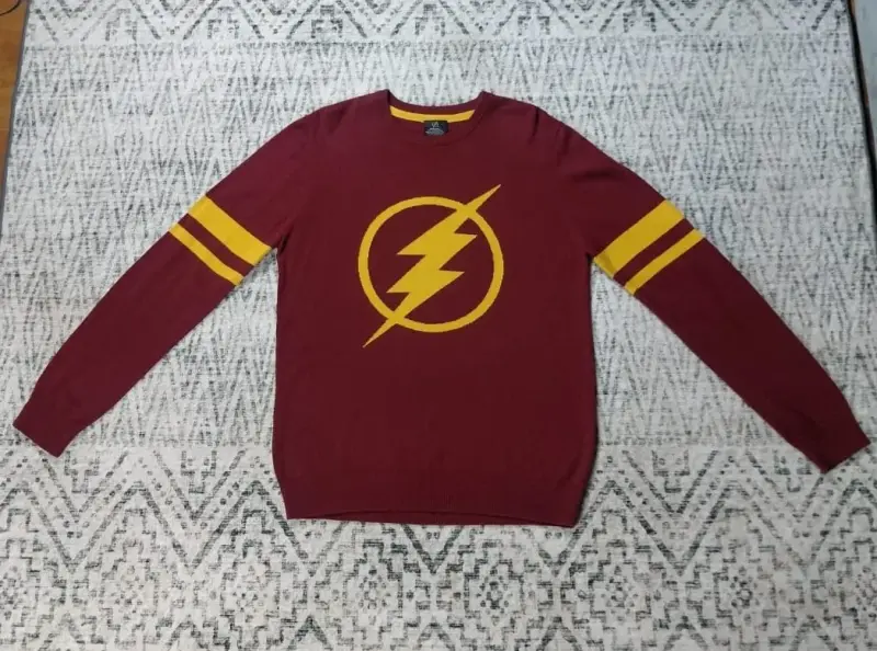 Suéter de The Flash (DC Comics), talla XL. - 1