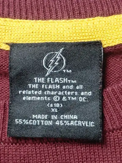 Suéter de The Flash (DC Comics), talla XL. - miniatura 2