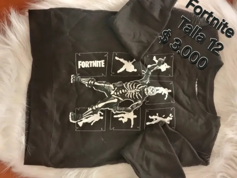 Polerón Fortnite para niño talla 12 - 1