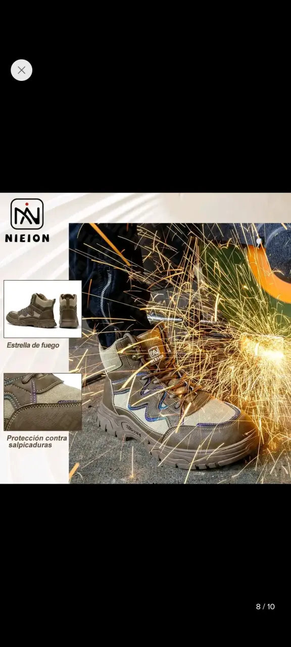Botas de seguridad antideslizantes Nieion resistentes a la corrosión - 2