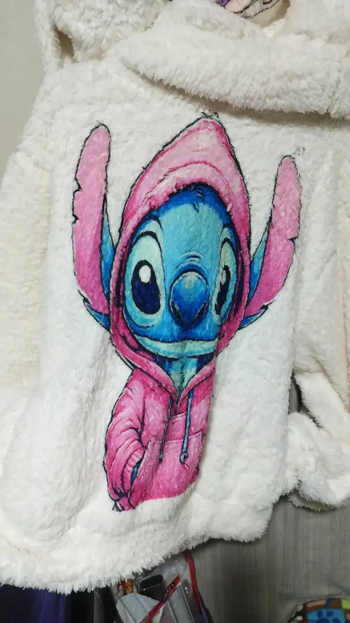 Polerón de felpa con diseño de personajes animados - 3