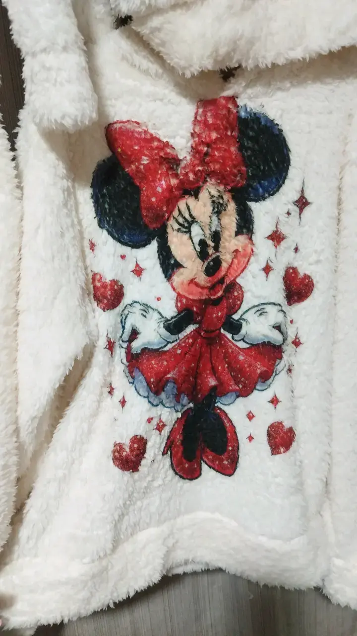 Polerón de felpa con diseño de personajes animados - 5