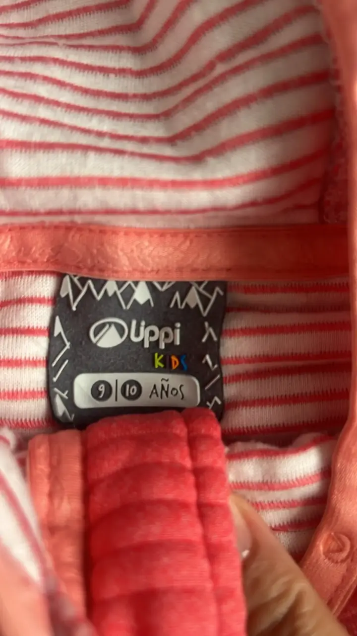 Chaqueta de niña rosa con capucha Lippi - 2
