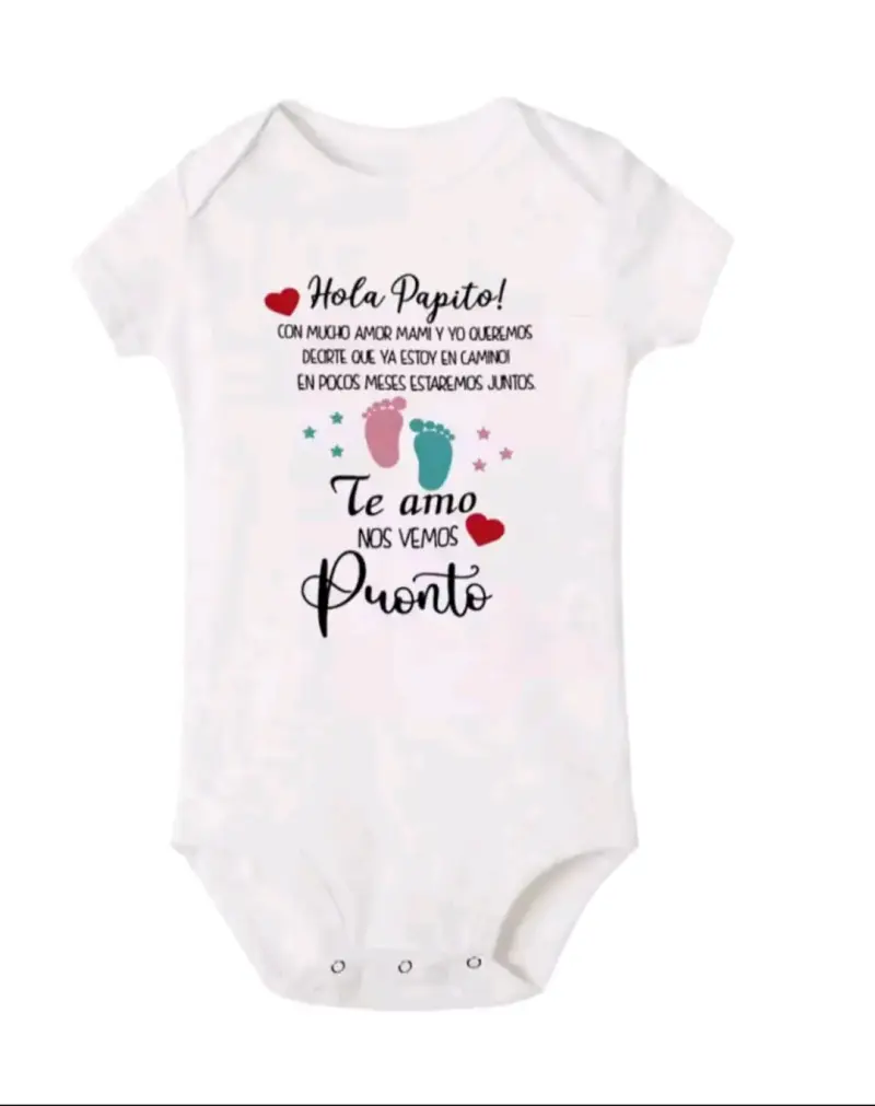 Bodies de bebé con mensajes personalizados - 1