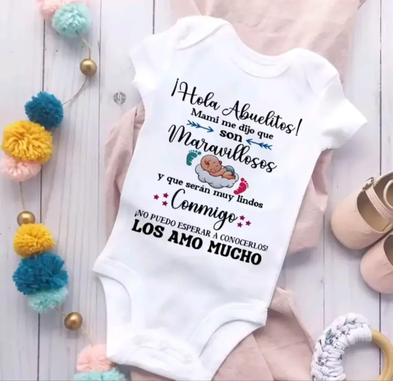 Bodies de bebé con mensajes personalizados - 3