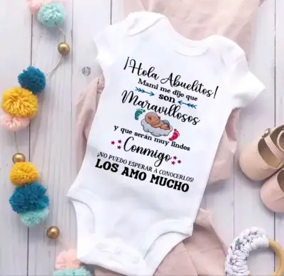 Bodies de bebé con mensajes personalizados - miniatura 3