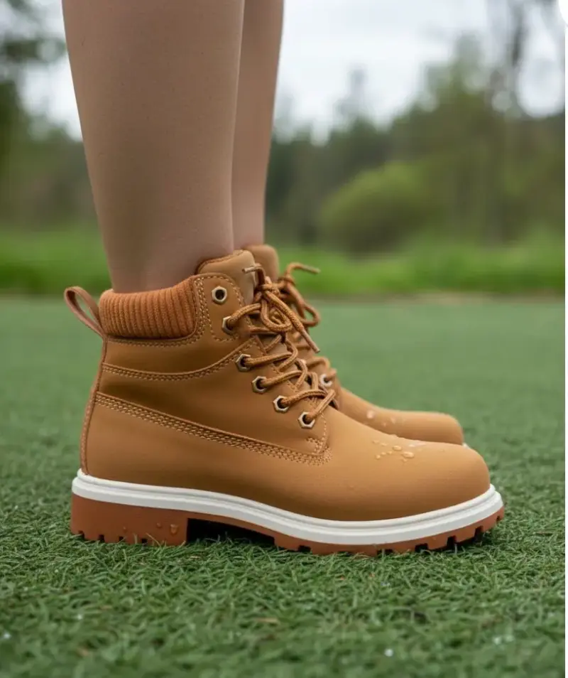 Botas de montaña color camel para mujer - 1