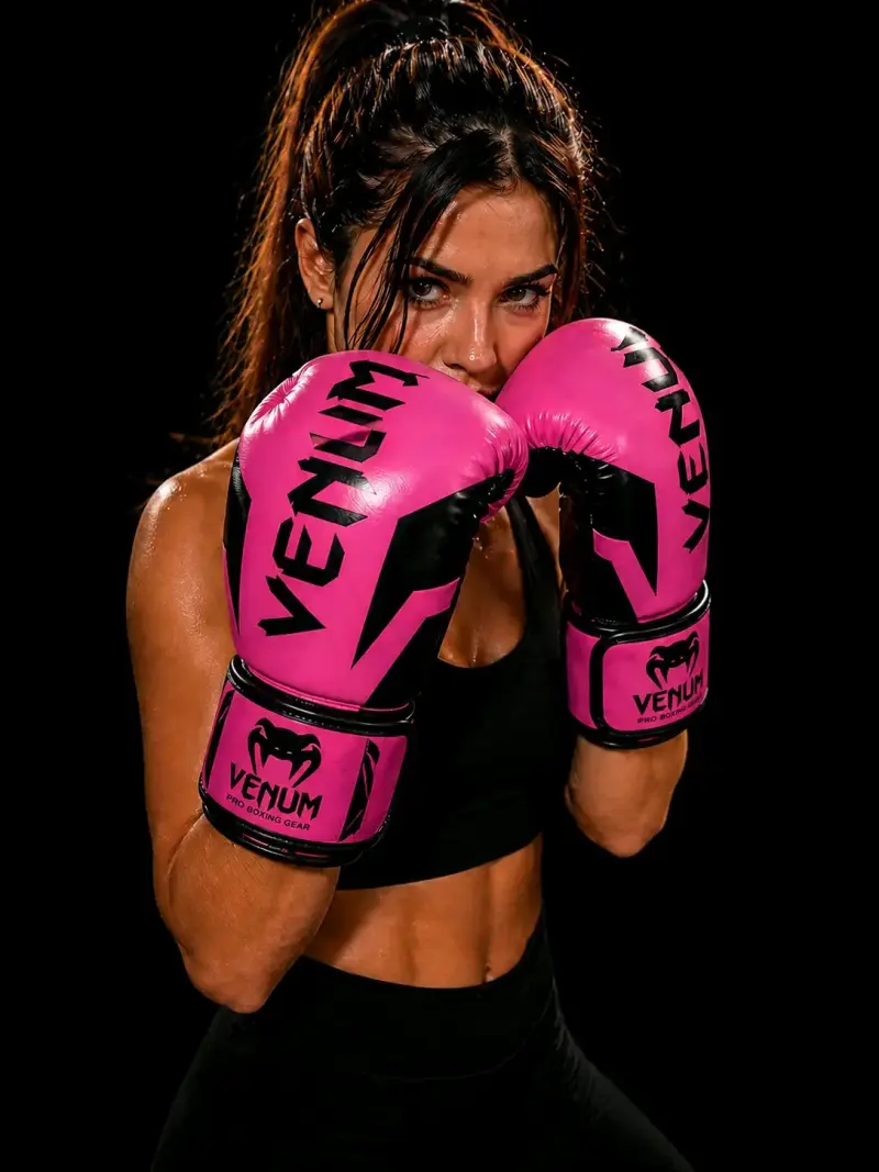 Guantes de Boxeo Venum Rosa 12 oz - 2