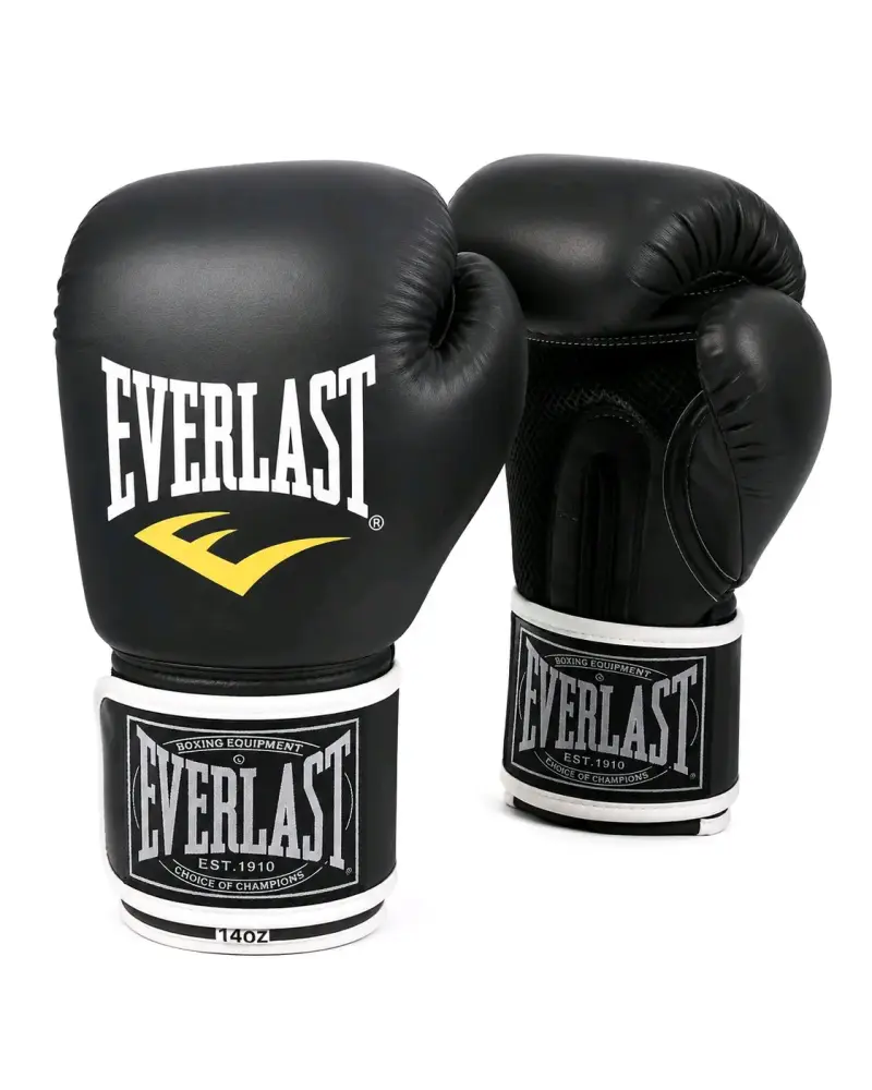 Guantes de Boxeo Everlast Negros 14oz - 1