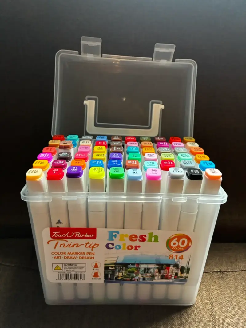 Set de 60 marcadores Touch Parker Twin-tip