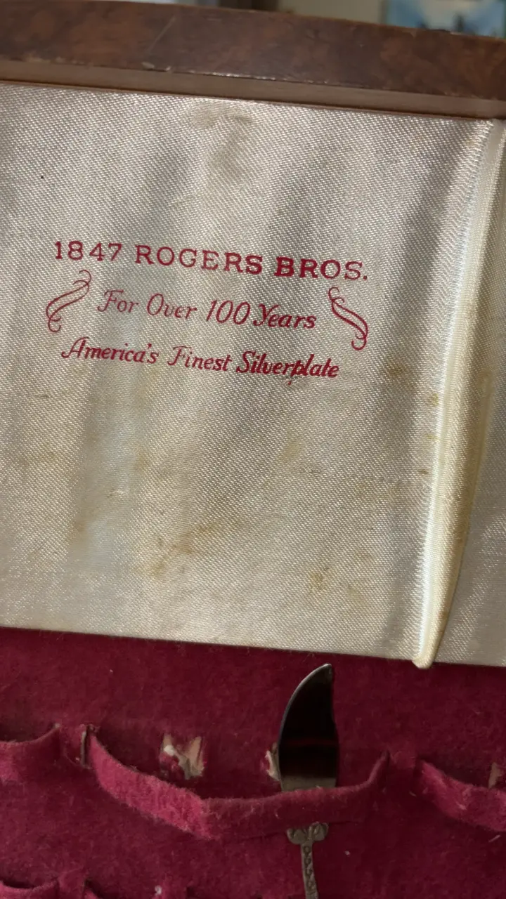 Juego de cubiertos de plata 1847 Rogers Bros - 2