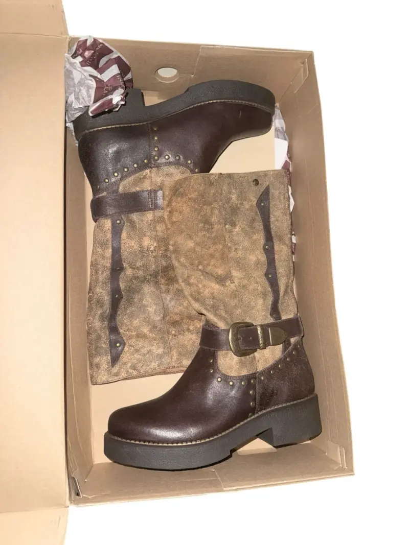 Botas de cuero Pollini nuevas - 3