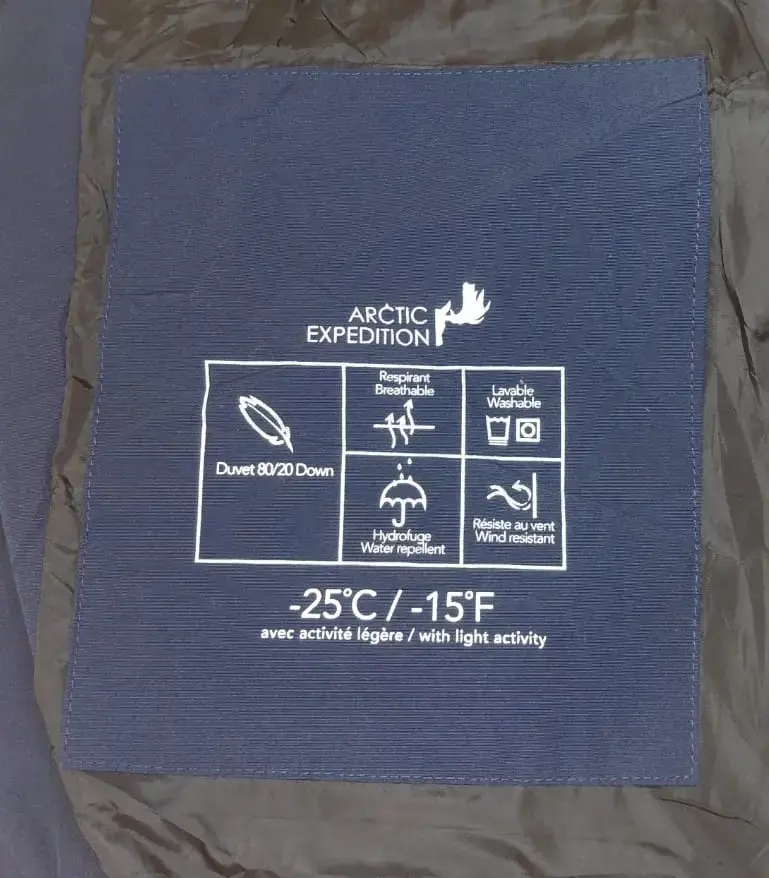 Parka Arctic Expedition Hombre Talla M Azul Excele - 4