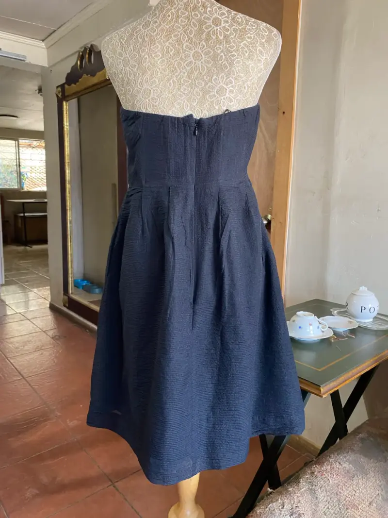 Vestido strapless negro strapless - 2