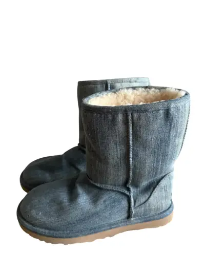 Botas denim con forro de lana UGG - miniatura 1