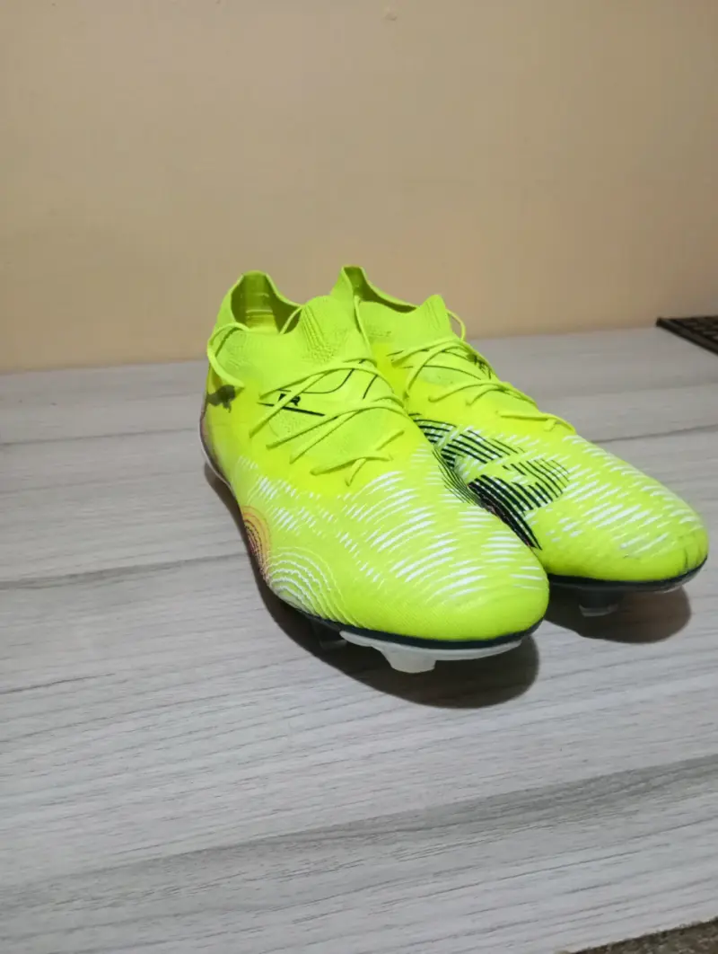 Zapatillas de fútbol Puma amarillas para césped - 4