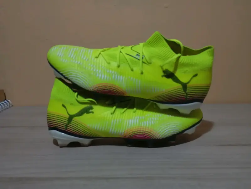 Zapatillas de fútbol Puma amarillas para césped - 6
