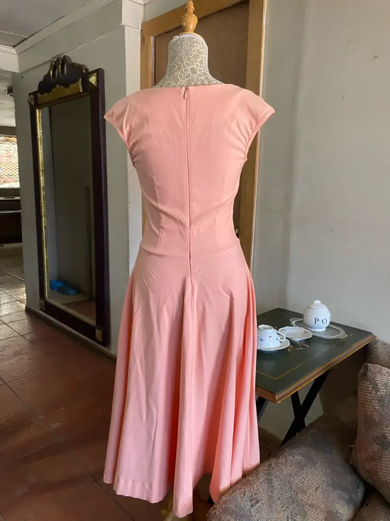 Vestido para mujer Muxxn color damasco - 2