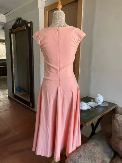 Vestido  para mujer Muxxn color damasco - miniatura 2