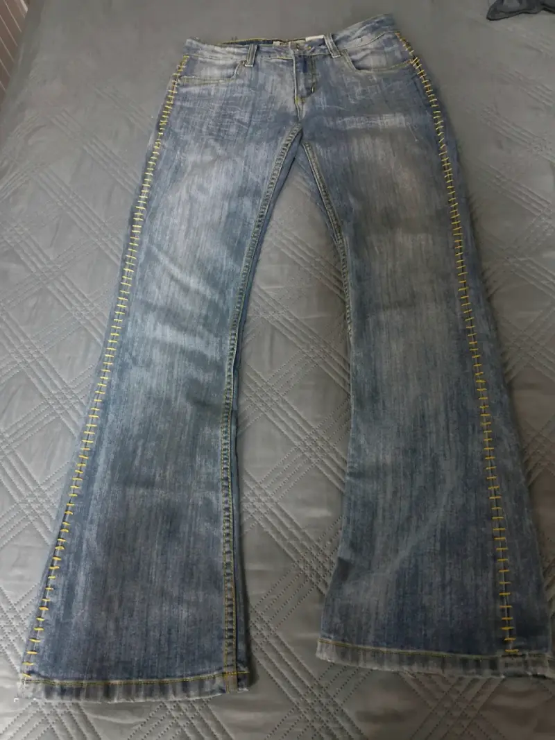 Jeans de mujer con diseño atras, talla 37 - 5