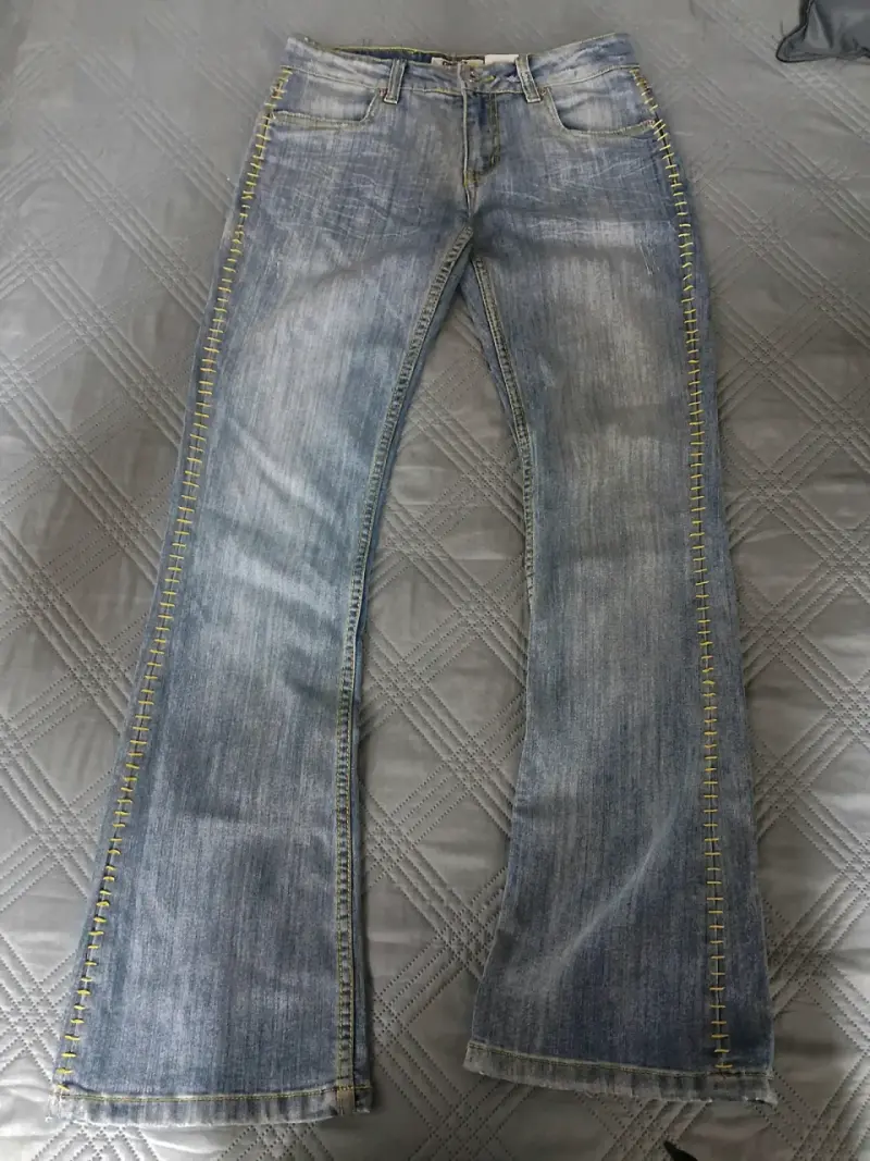 Jeans de mujer con diseño atras, talla 37 - 6