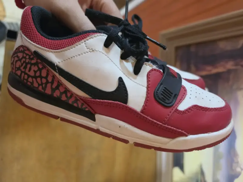 Zapatillas Nike Air Jordan para niños, rojo y blanco - 2