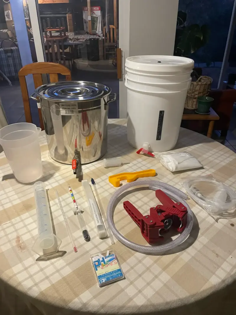 Kit completo de cervecería casera 20L — sin uso - 1