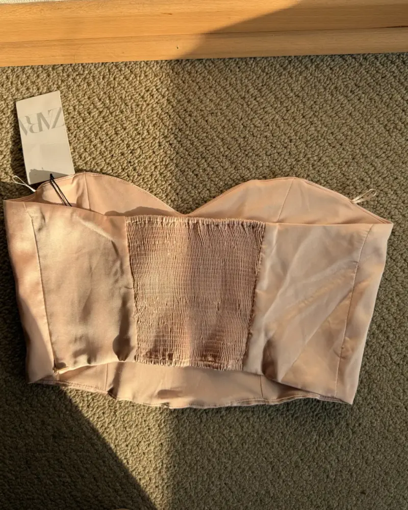 Top corset rosa Zara - 2