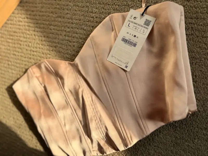 Top corset rosa Zara - 3