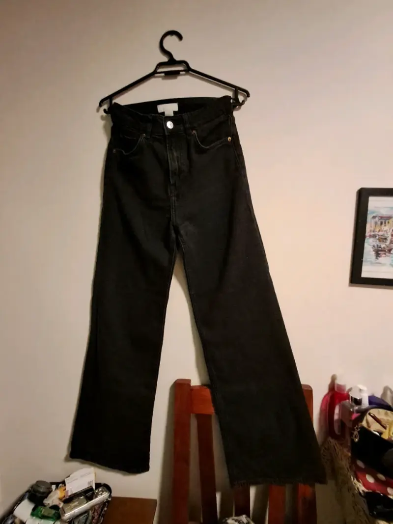 Pantalones mom negros talla 36 H&M - 3