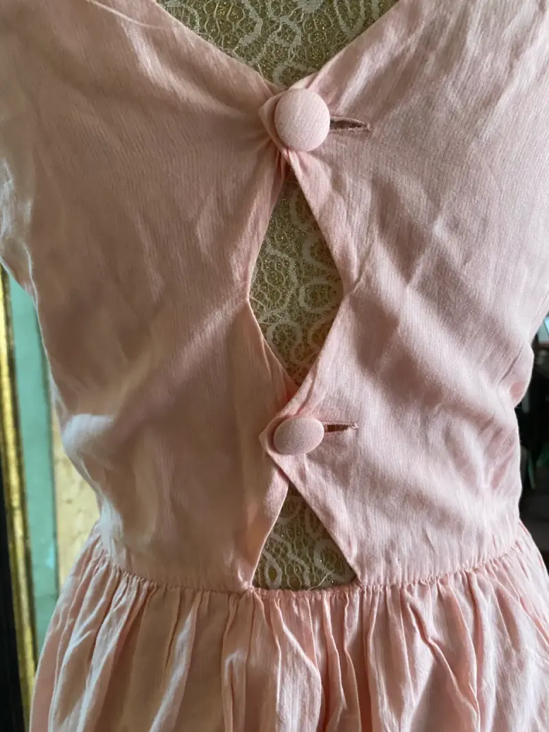 Vestido damasco pastel sin mangas para mujer - 5