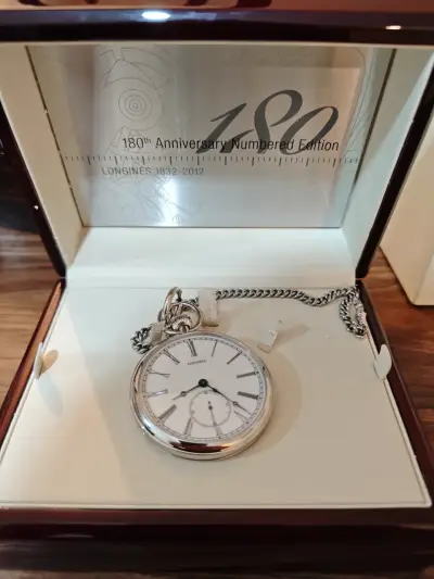 Reloj de Bolsillo Longines Edición 180 Aniversario - miniatura 1