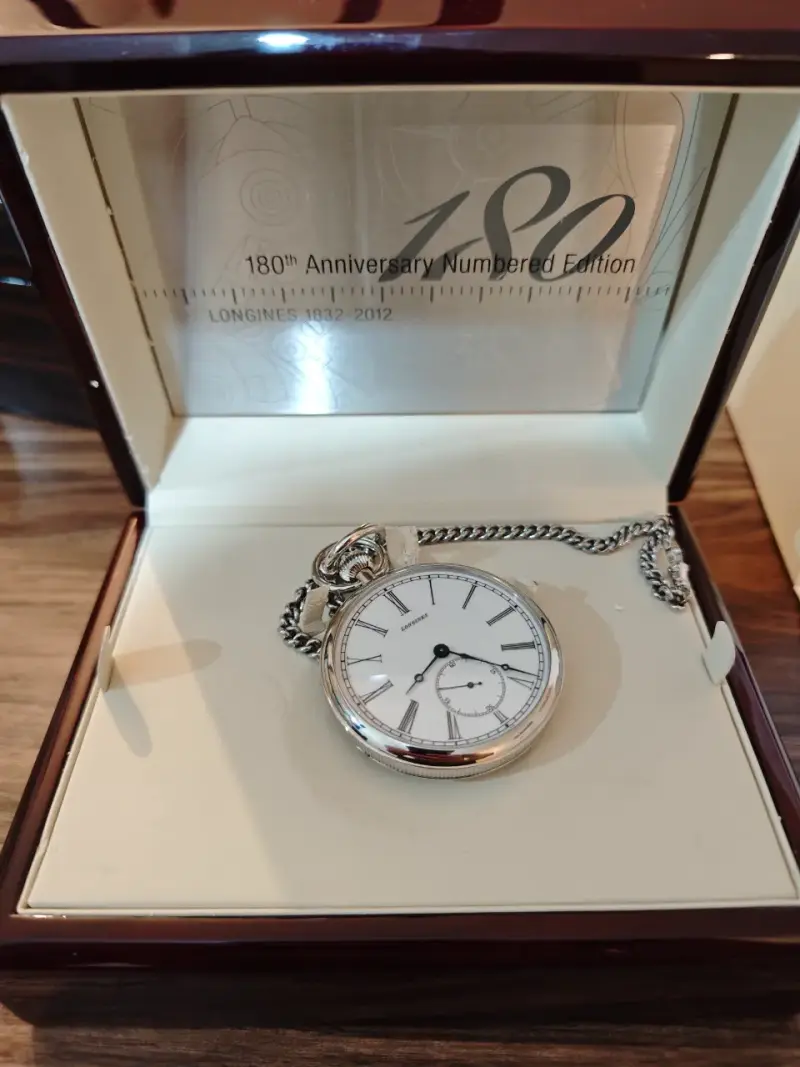 Reloj de Bolsillo Longines Edición 180 Aniversario - 2
