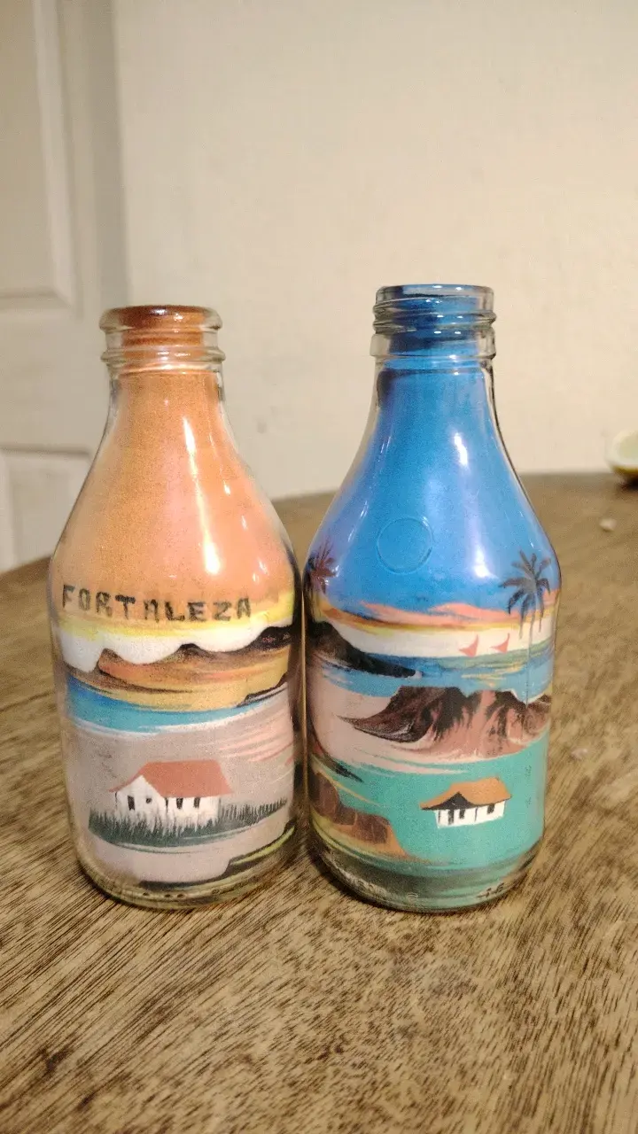 Botellas decorativas de arena Fortaleza - 1
