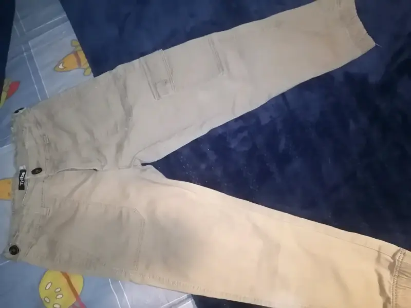 Buzo completo azul jeans y pantalones canguro - 3