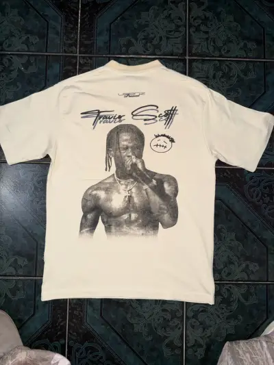 Polera Cactus Jack Travis Scott Beige - miniatura 2