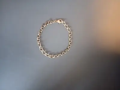 Pulsera de eslabones bañada en oro - miniatura 1