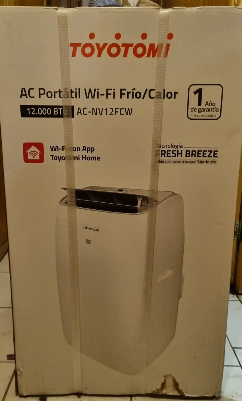 Aire acondicionado portátil Toyotomi 12000 BTU Wi-Fi