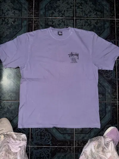 Polera Stussy Classic Gear morada - miniatura 1