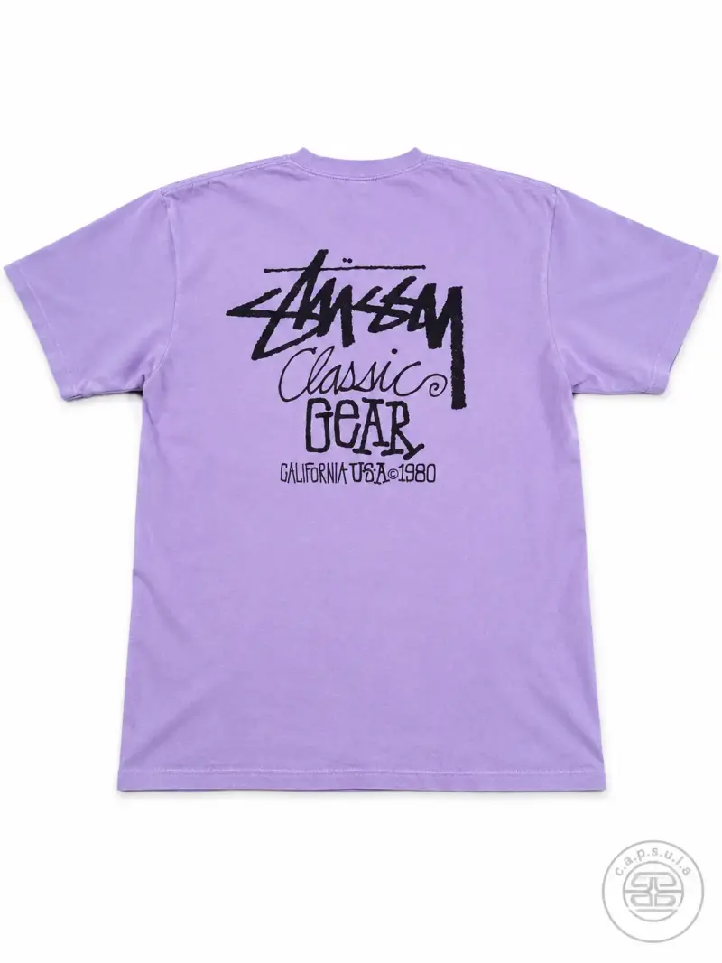 Polera Stussy Classic Gear morada - 3