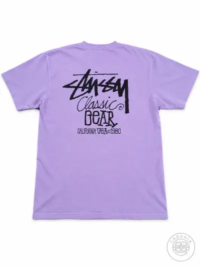 Polera Stussy Classic Gear morada - miniatura 3