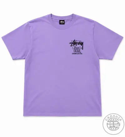Polera Stussy Classic Gear morada - miniatura 4
