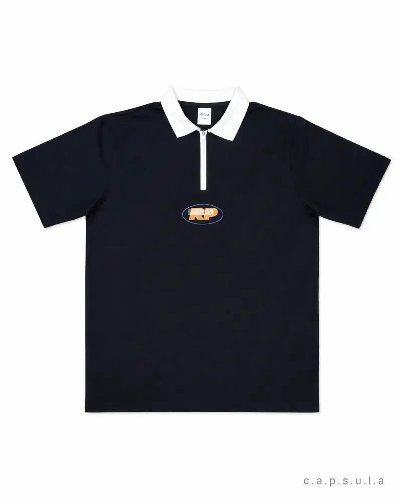 Polera Polo Negra con Logo RP - 2