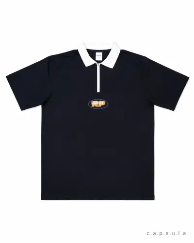 Polera Polo Negra con Logo RP - miniatura 2