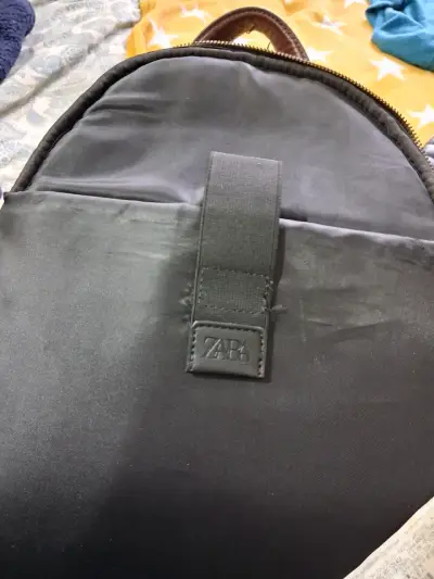 Chaqueta de cuero negra Zara para hombre - miniatura 5