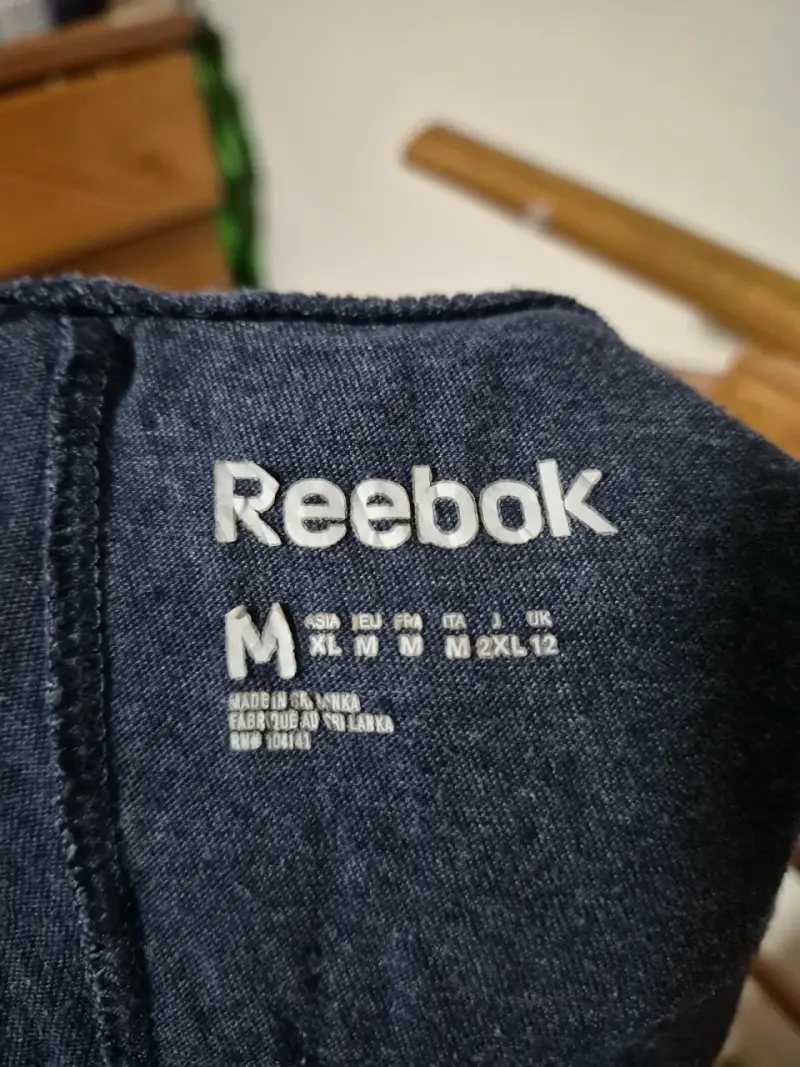 Pantalones deportivos Reebok azul marino talla M - 3