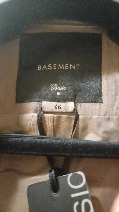 Blazer beige para mujer talla - miniatura 4