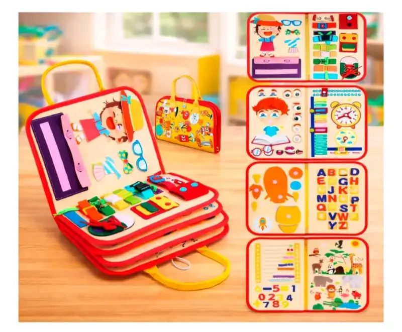Maletín educativo infantil con actividades didácticas - 1
