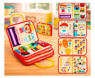 Maletín educativo infantil con actividades didácticas - miniatura 1